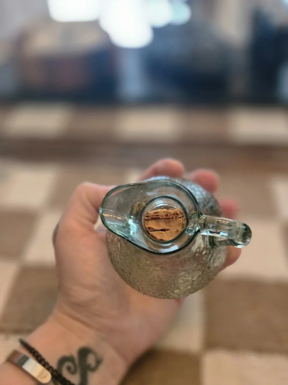 Glass Oil Bottle